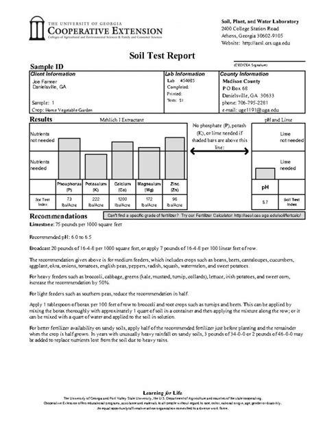 soil sample test cobb ga|university of georgia soil testing.